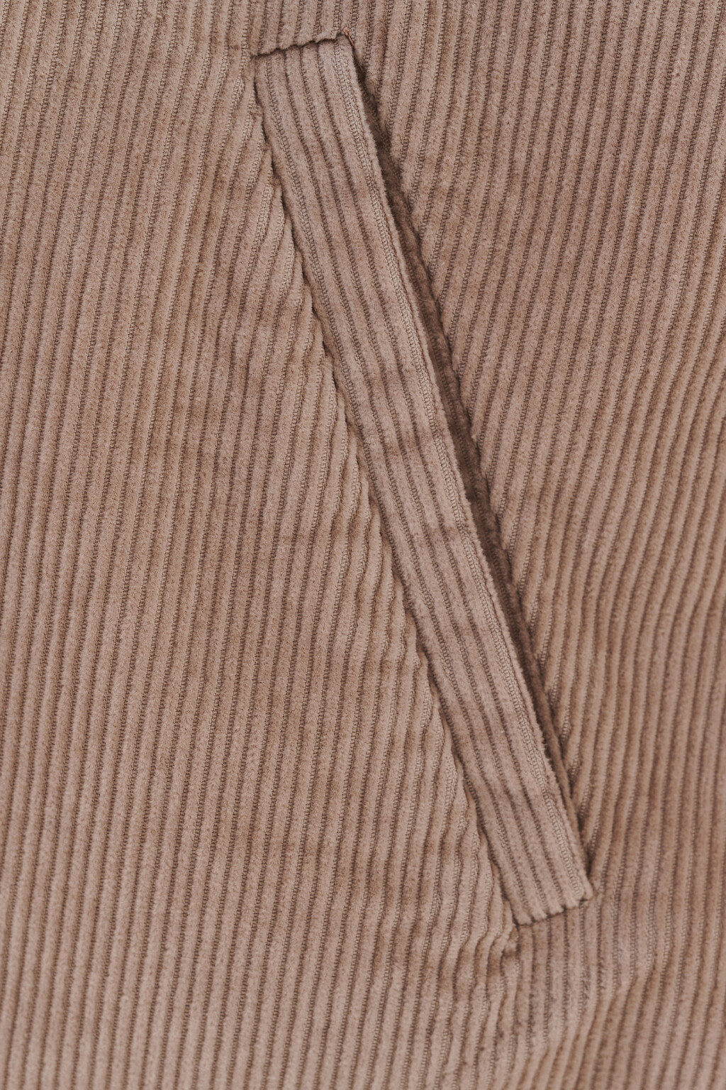 Сарафан вельветовый на широких бретелях - цвет бежевый - 6