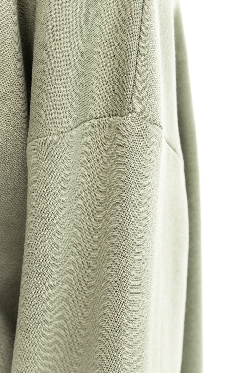 Худи хлопковая oversize c начесом - цвет зеленый - 6