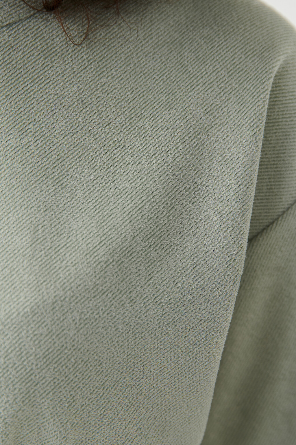 Топ-футболка oversize приталенный - цвет зеленый - 5