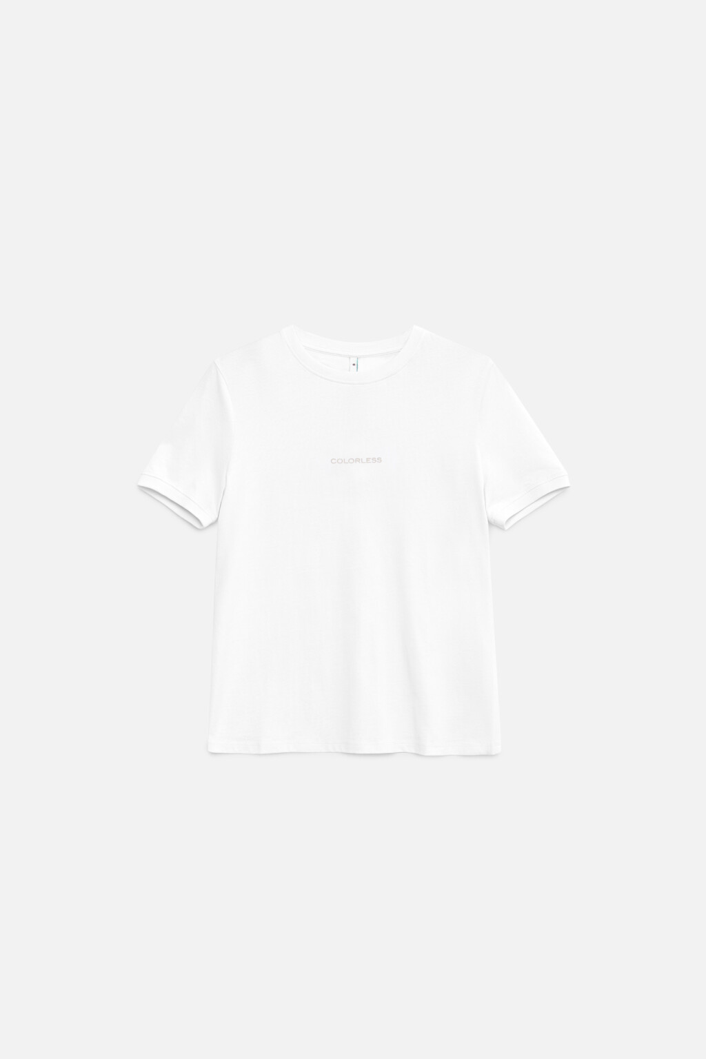 Футболка хлопковая с надписью на груди - цвет белый - 7