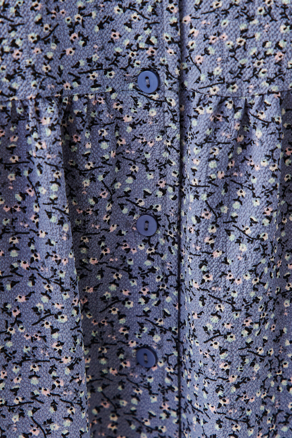 Платье-рубашка мини свободное с принтом - цвет мультиколор - 5