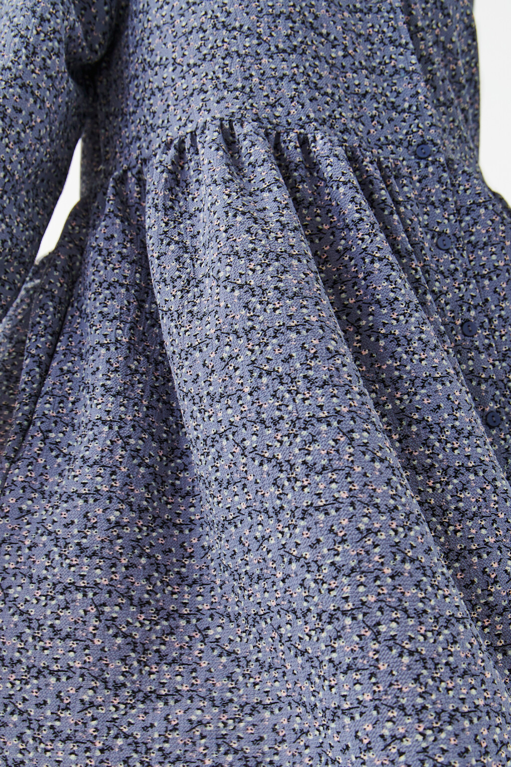 Платье-рубашка мини свободное с принтом - цвет мультиколор - 6