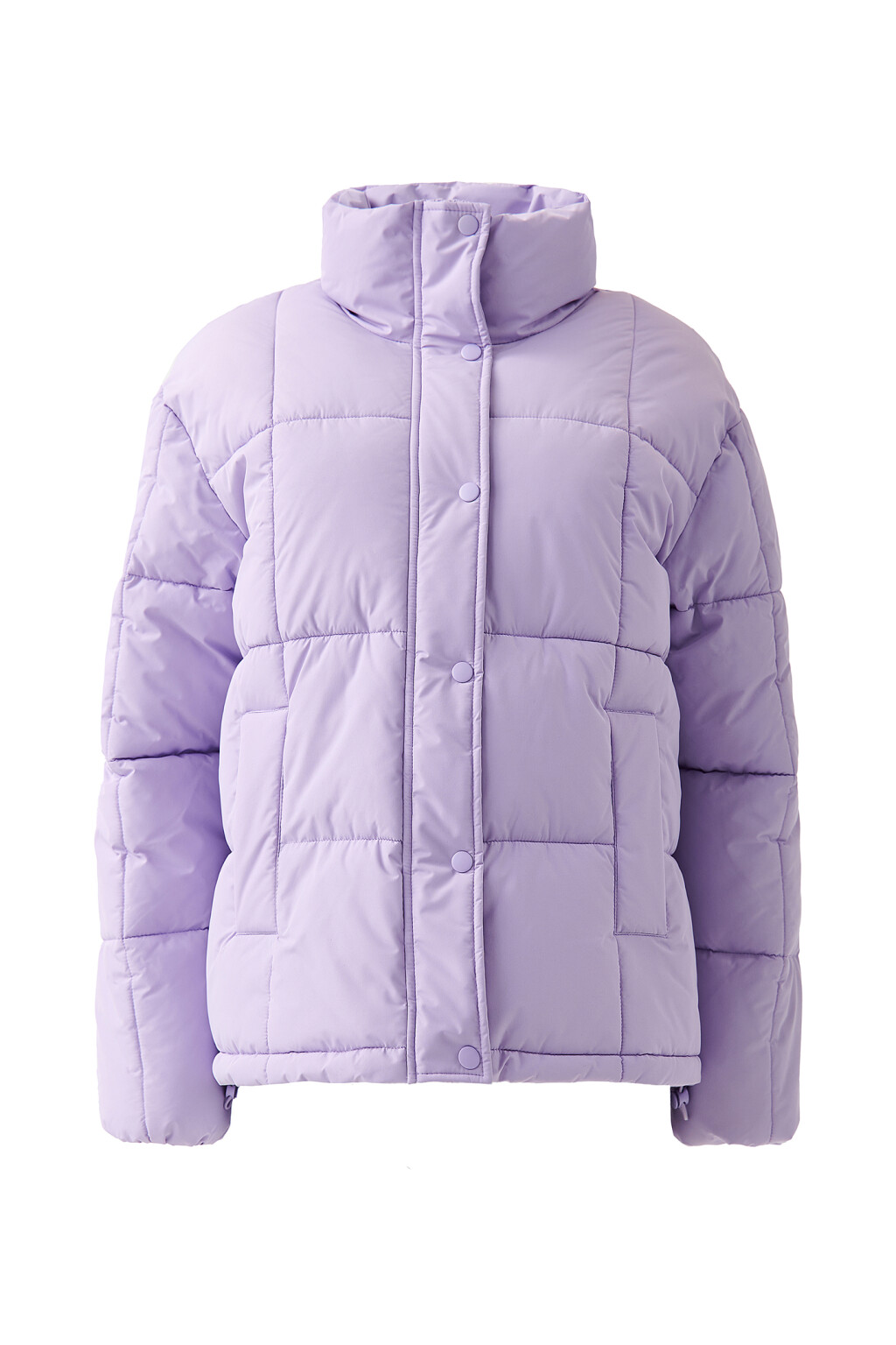 Куртка стеганая oversize - цвет сиреневый - 8