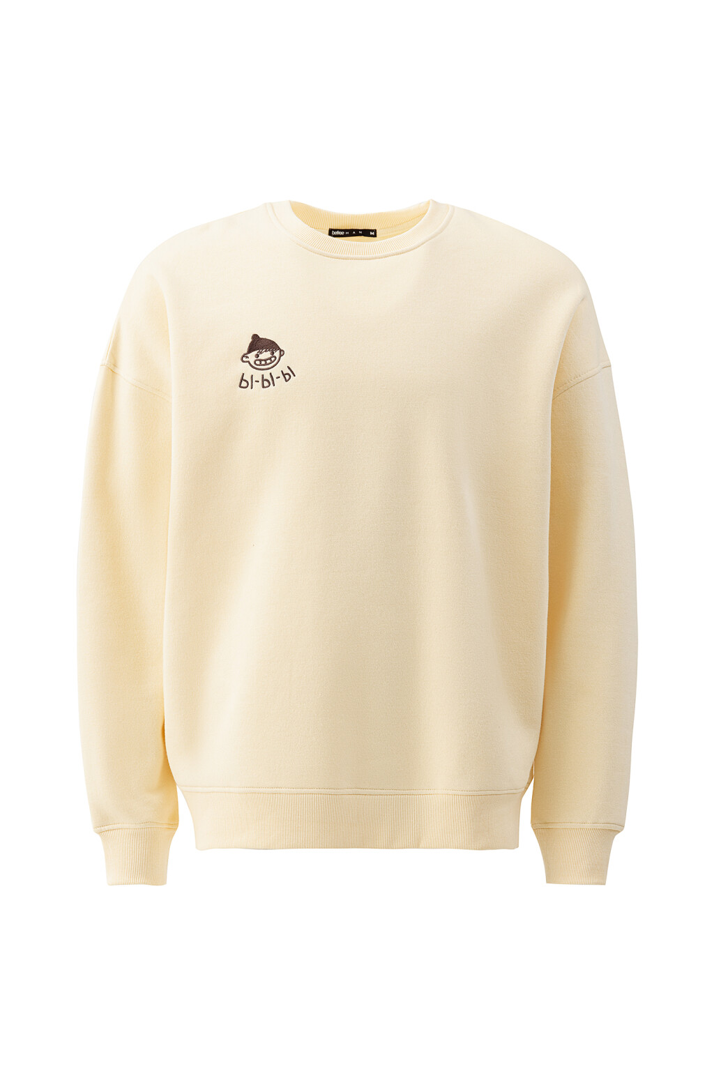 Свитшот хлопковый с вышивкой - цвет белый - 8