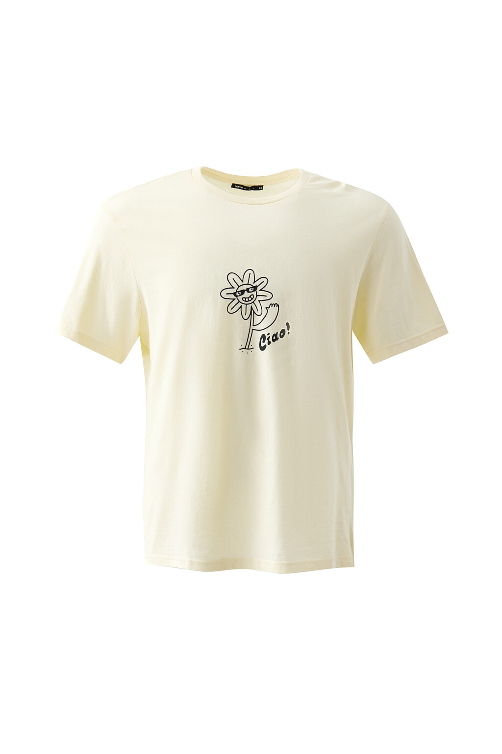 Футболка базовая с принтом - цвет белый - 8