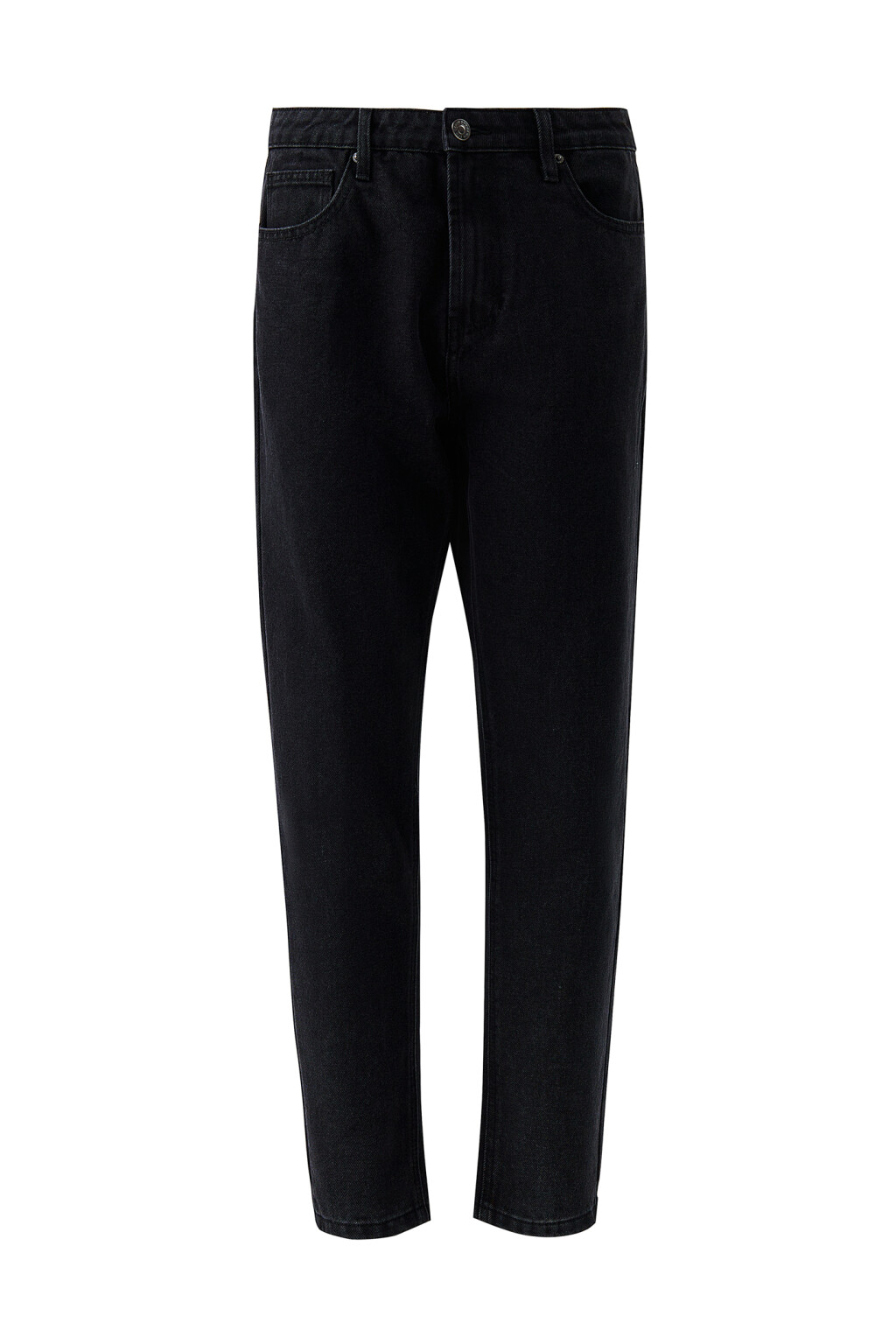 Брюки спортивного покроя на завязках - цвет черный - 7