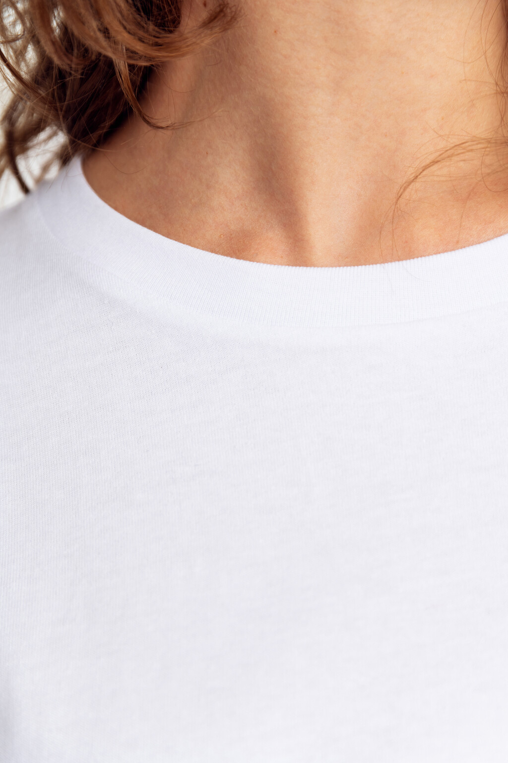 Лонгслив хлопковый в полоску - цвет белый - 5