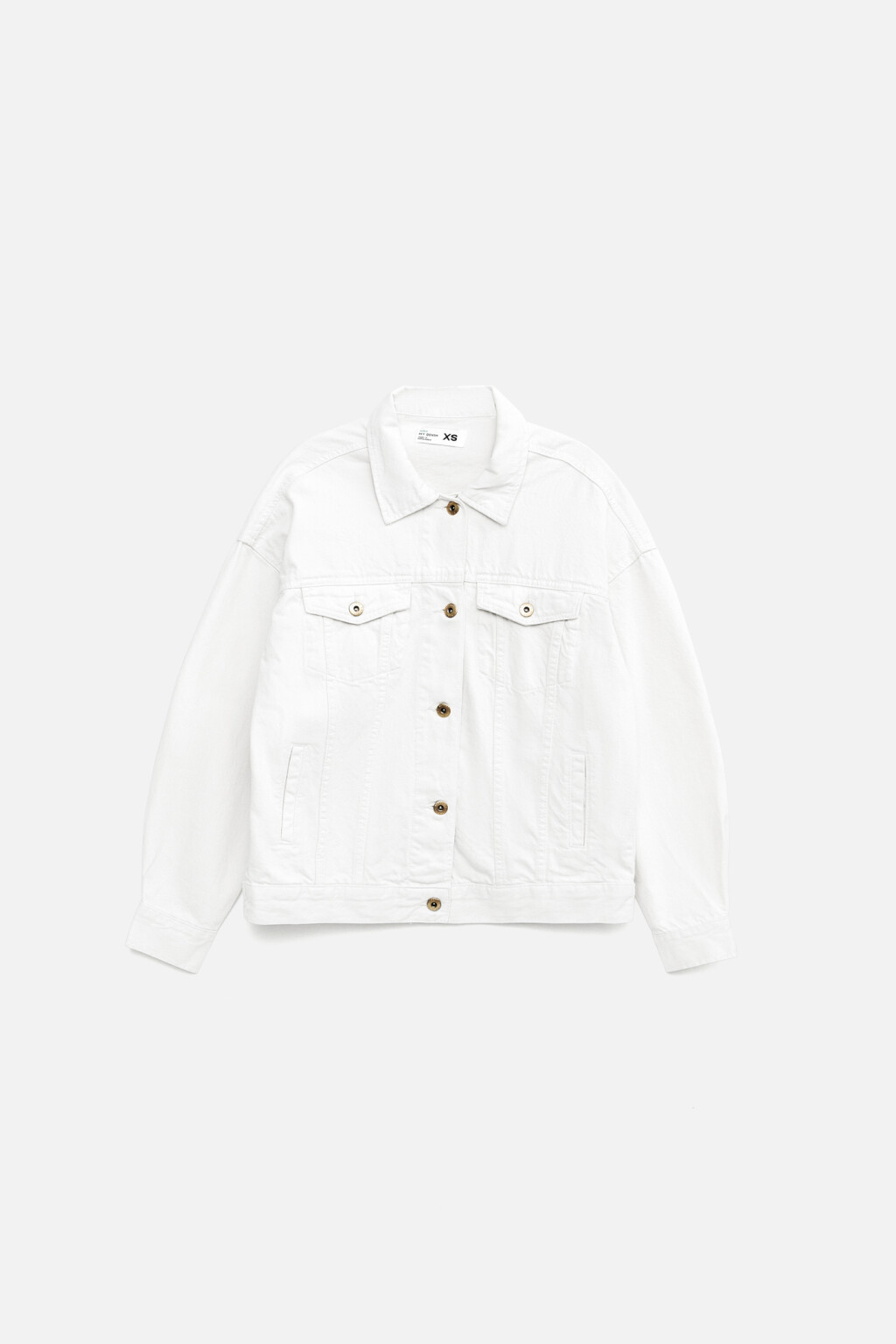 Куртка джинсовая oversize - цвет белый - 7