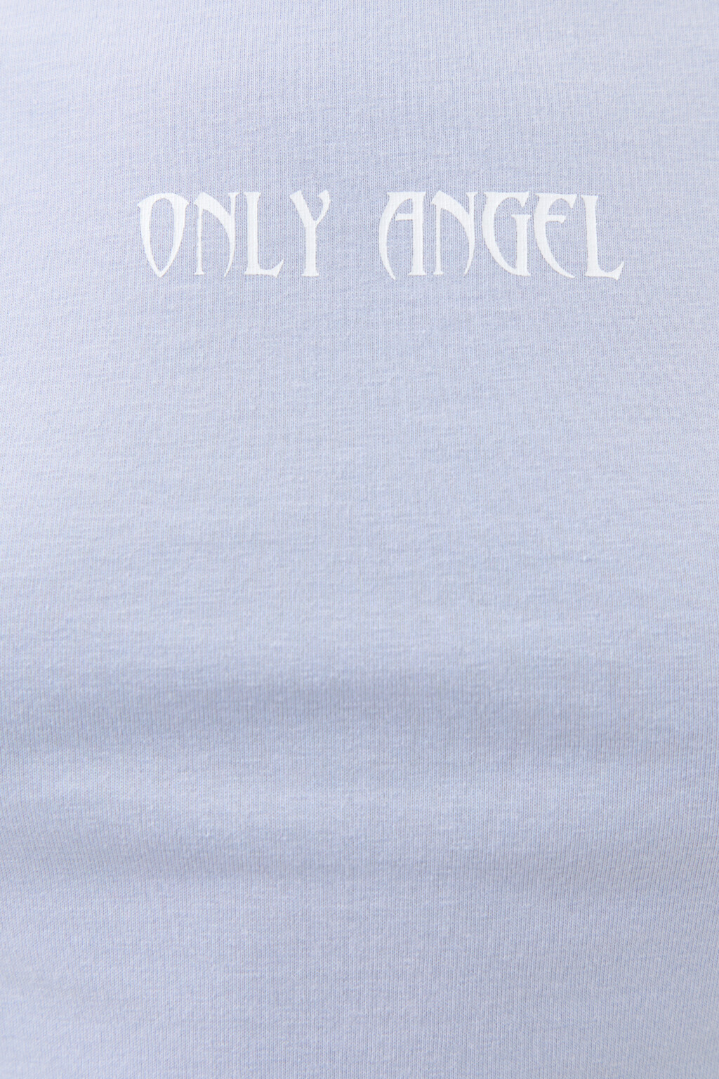 Футболка-топ с надписью - цвет голубой - 5