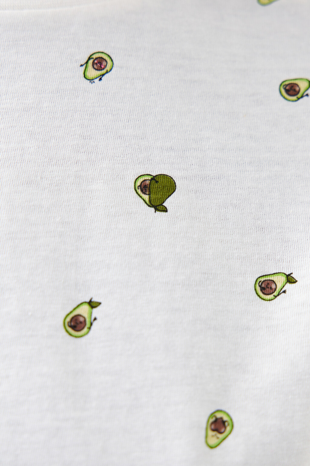 Футболка хлопковая с принтом - цвет белый - 5