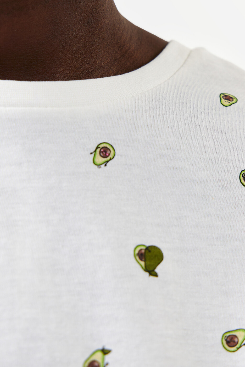 Футболка хлопковая с принтом - цвет белый - 6