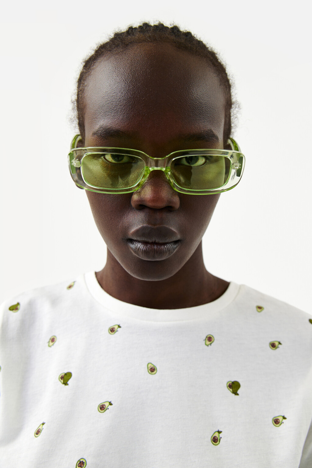 Футболка хлопковая с принтом - цвет белый - 7