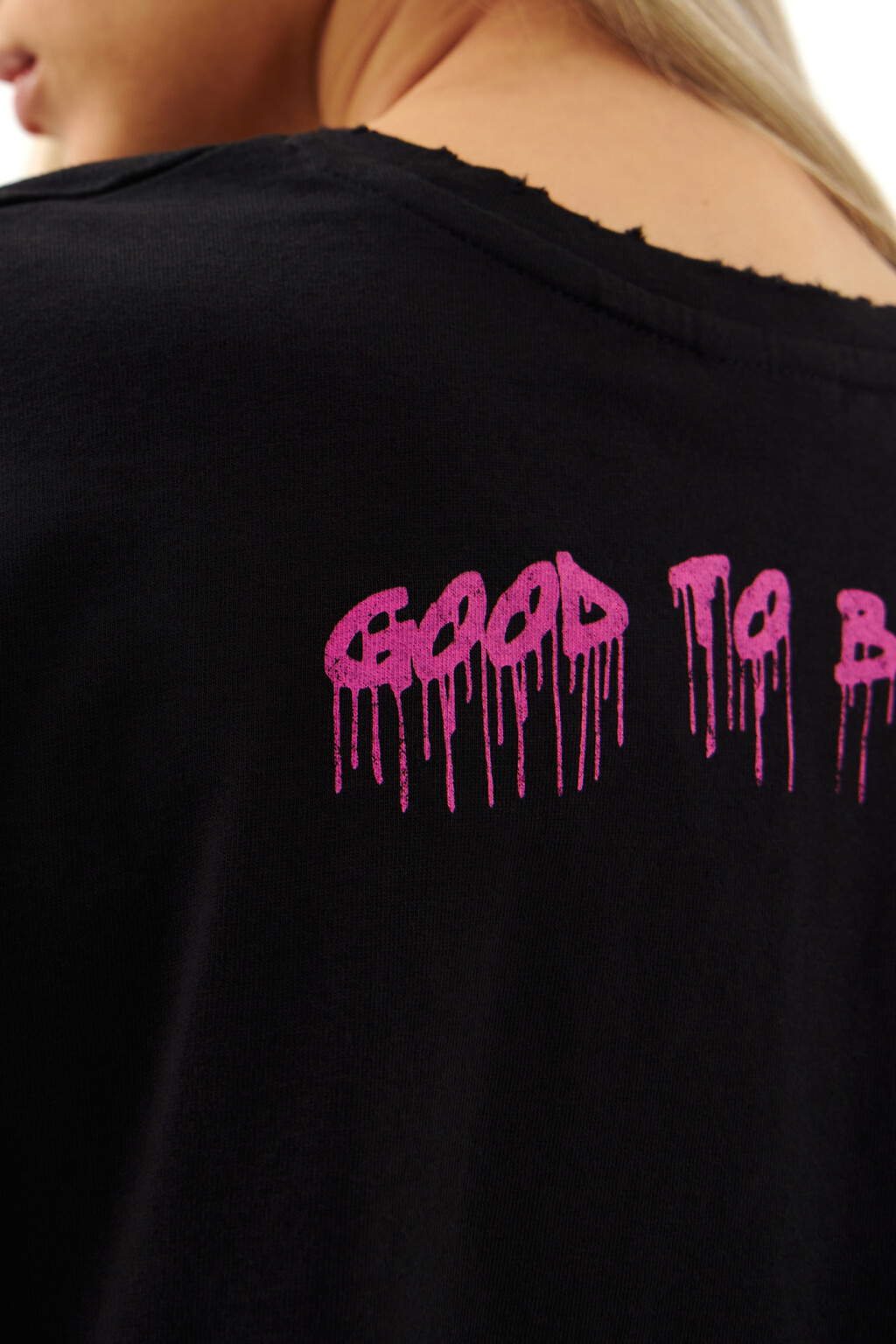 Футболка обрезанная с харли квинн - цвет черный - 6