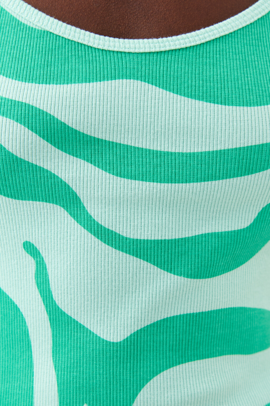 Платье-сарафан на тонких бретелях - цвет зеленый - 5