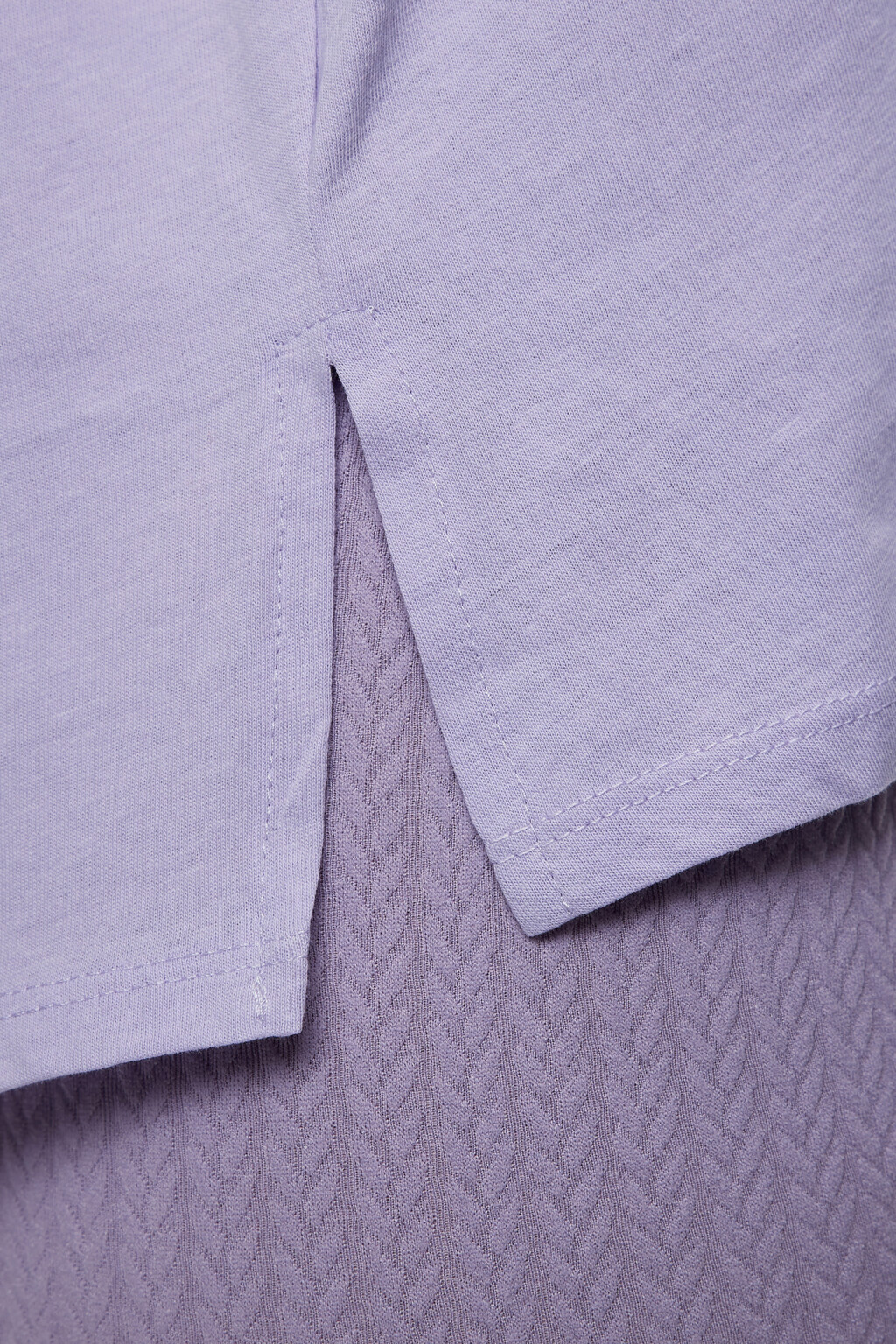 Футболка базовая oversize - цвет сиреневый - 7