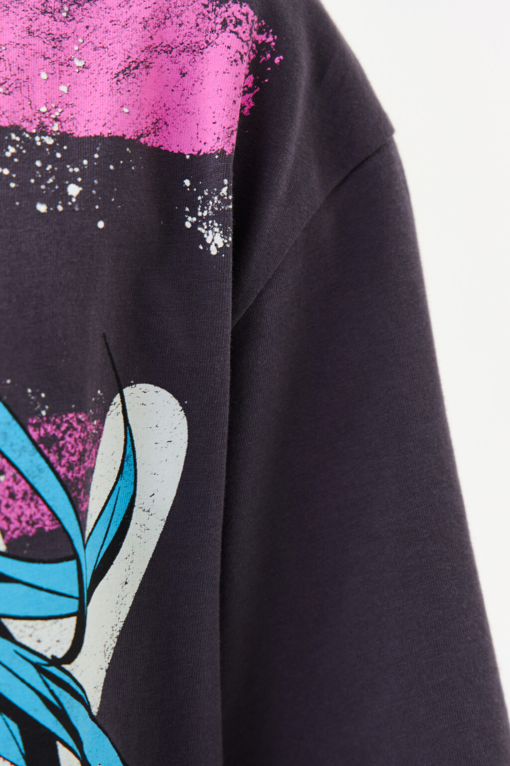 Футболка хлопковая с принтом харли квинн - цвет серый - 6