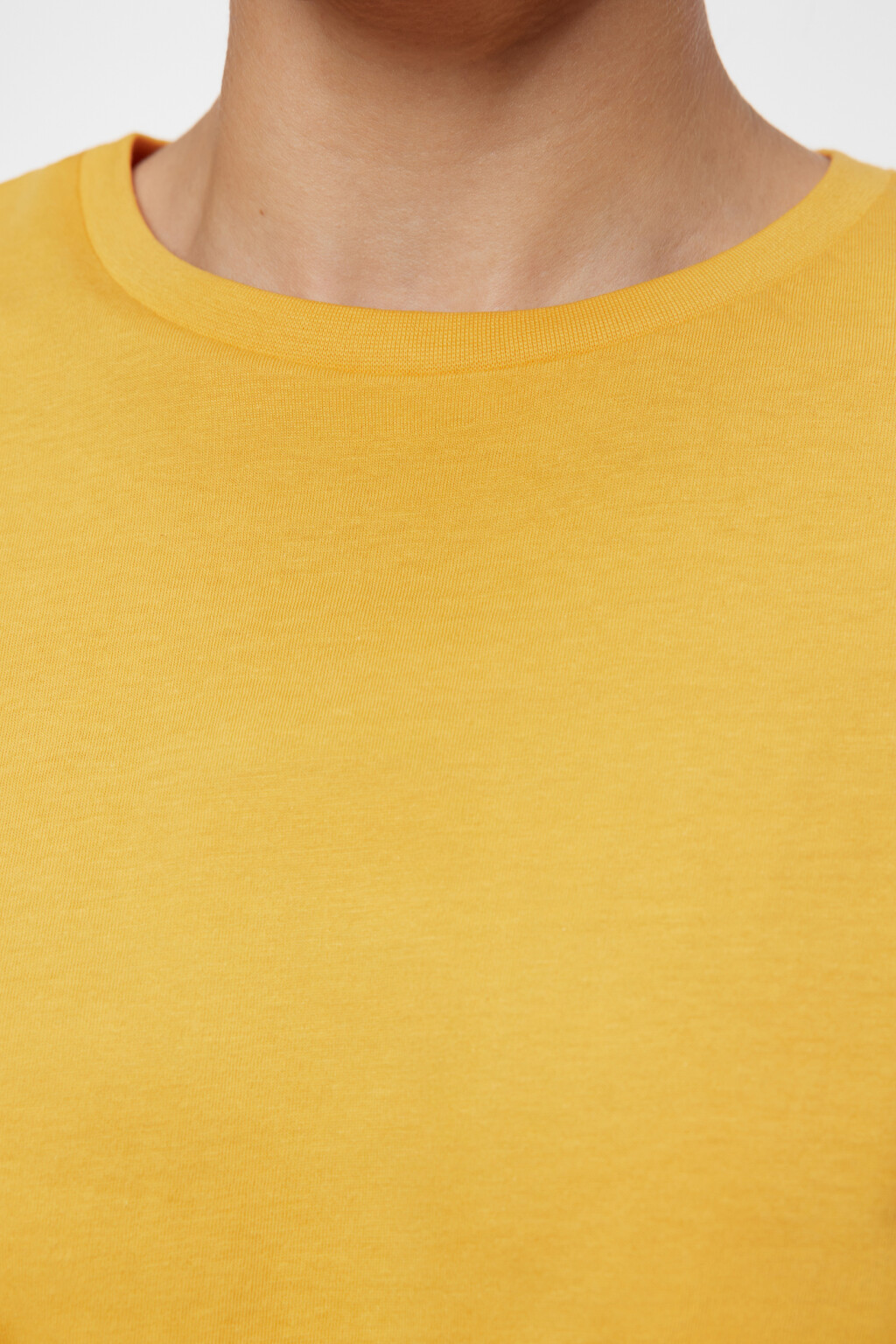 Топ-футболка укороченный с завязками на талии - цвет оранжевый - 5