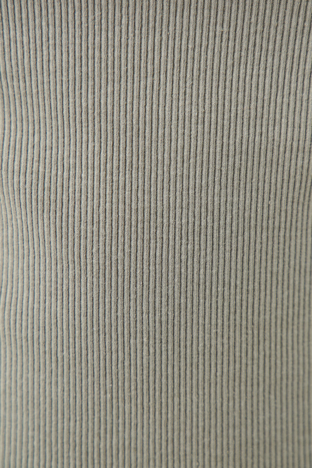 Майка хлопковая в рубчик на тонких бретелях - цвет зеленый - 5