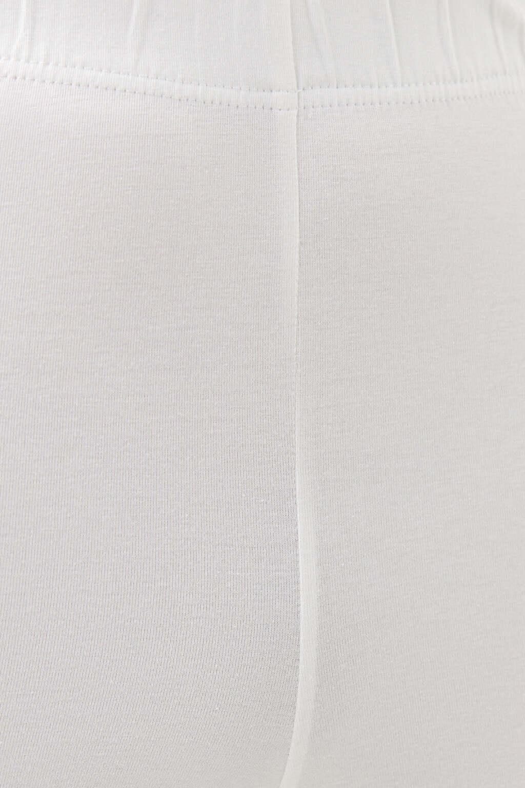 Шорты-велосипедки с высокой посадкой - цвет белый - 5