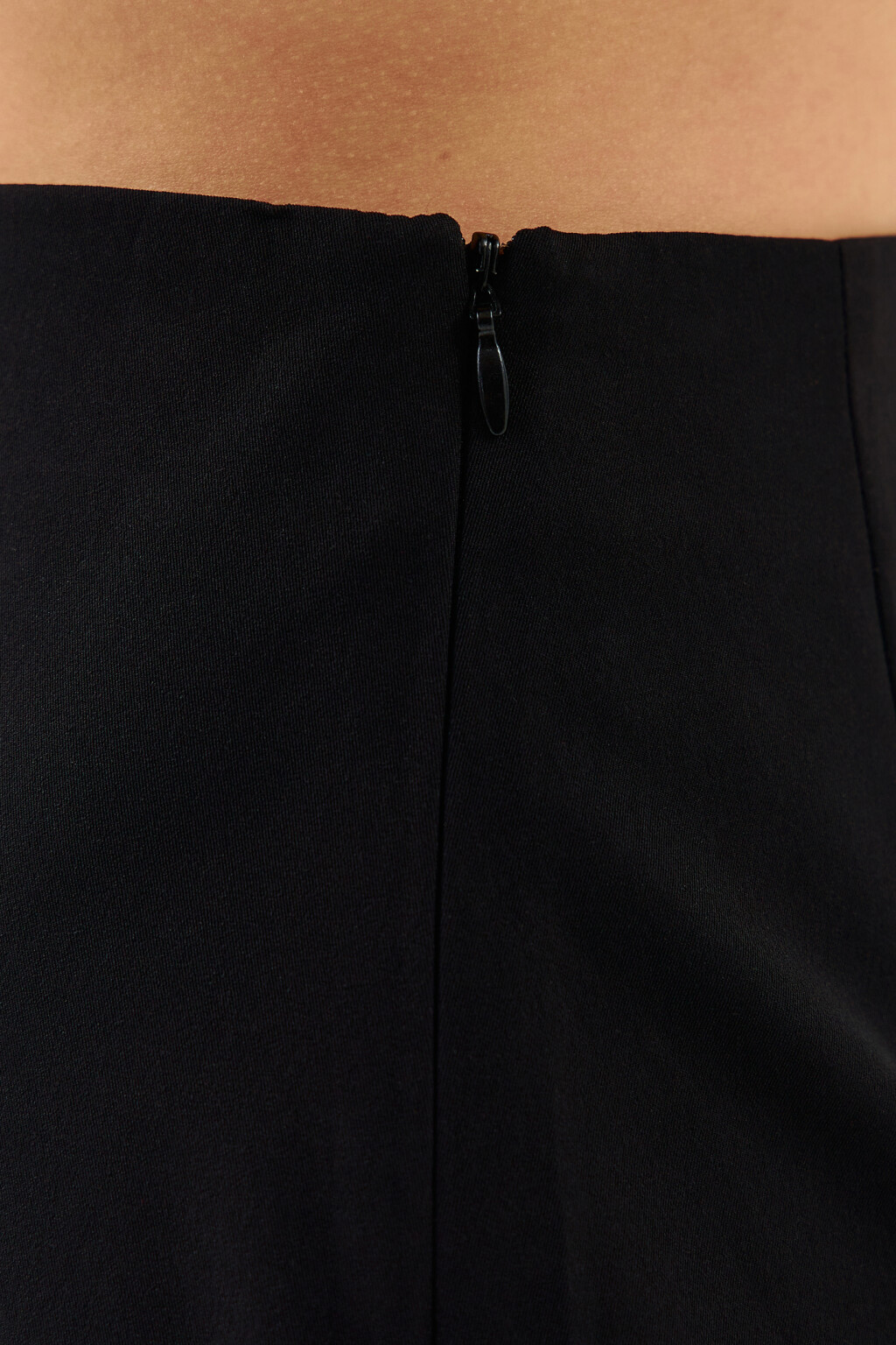 Юбка-карандаш мини с высокой посадкой - цвет черный - 6