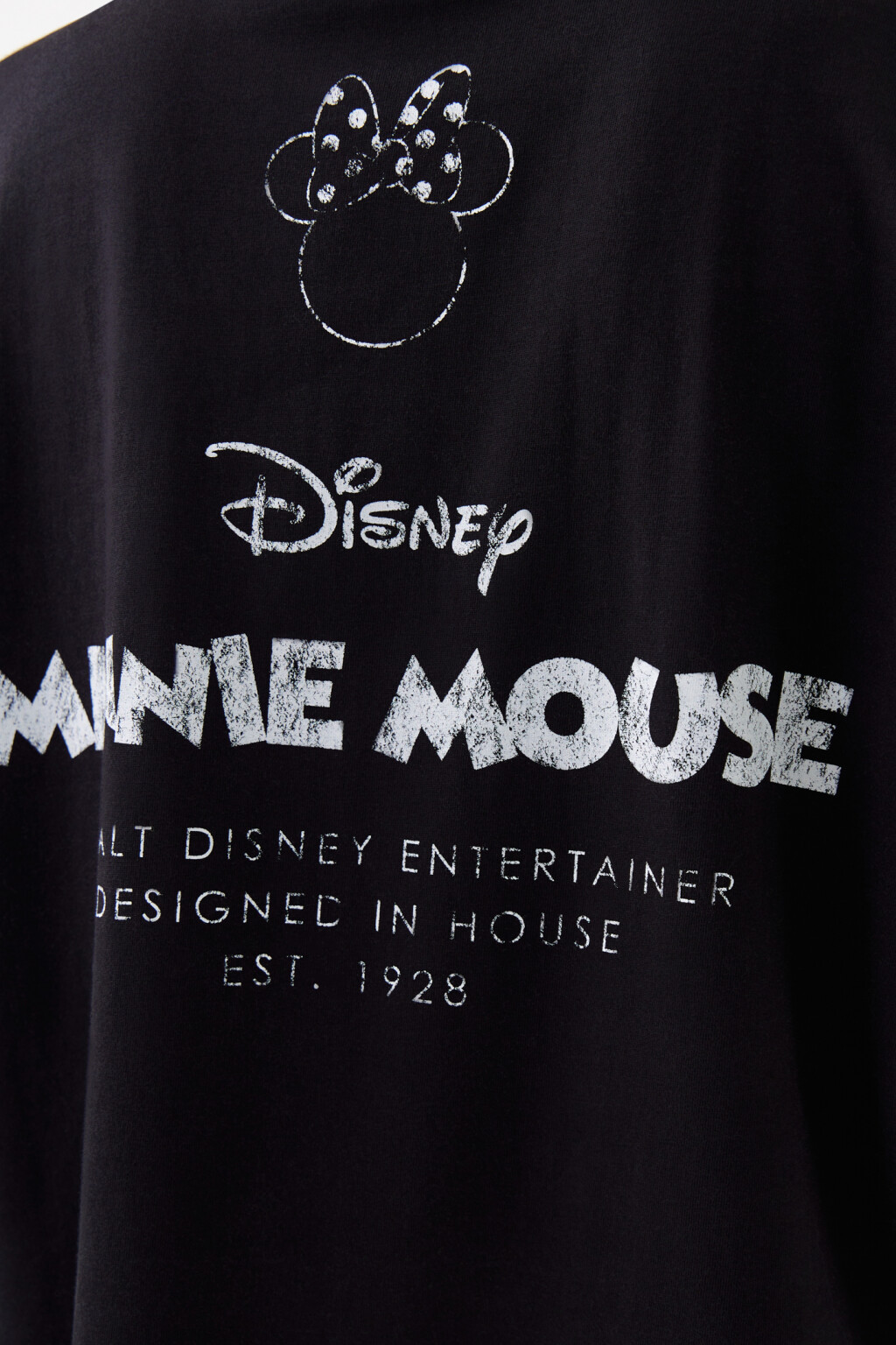 Футболка oversize с принтом микки маус - цвет черный - 6