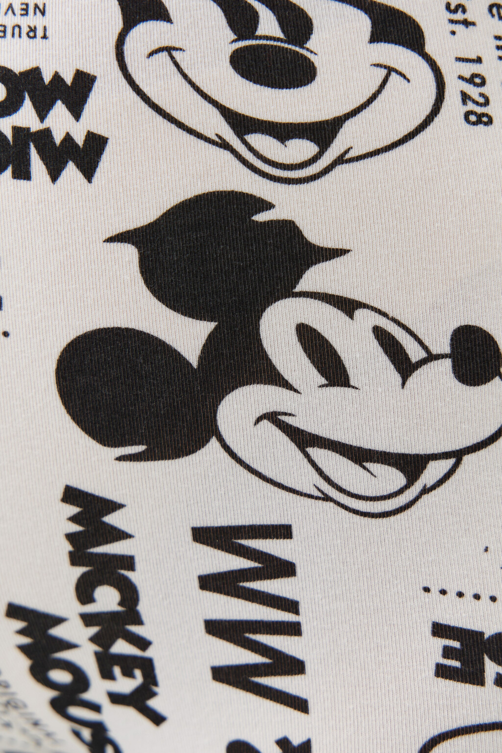 Шорты-велосипедки с принтом микки маус - цвет бежевый - 5