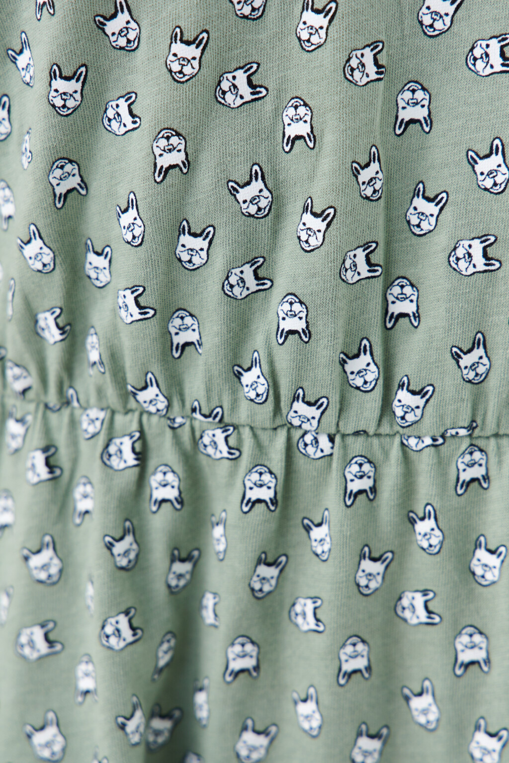 Платье бэбидолл с короткими рукавами - цвет зеленый - 5