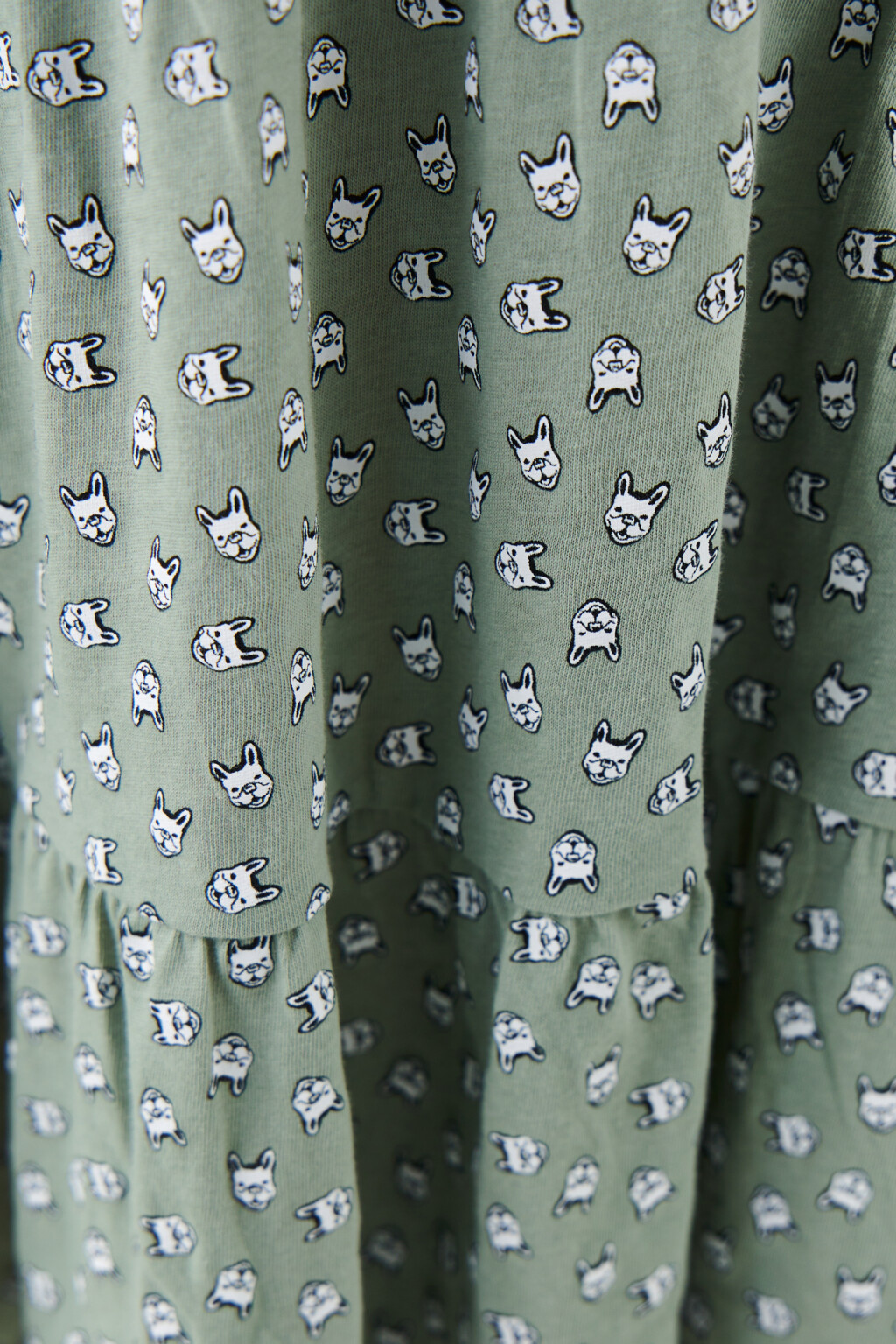 Платье бэбидолл с короткими рукавами - цвет зеленый - 6