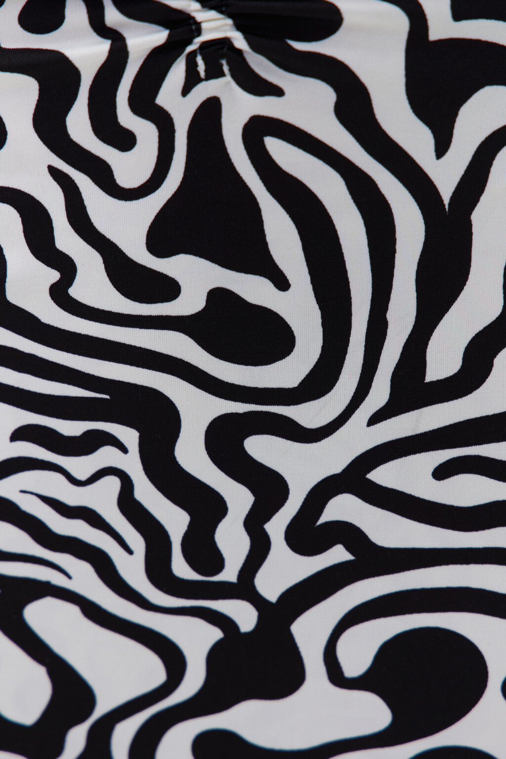 Кроп-топ облегающий с завязками на шее - цвет мультиколор - 4