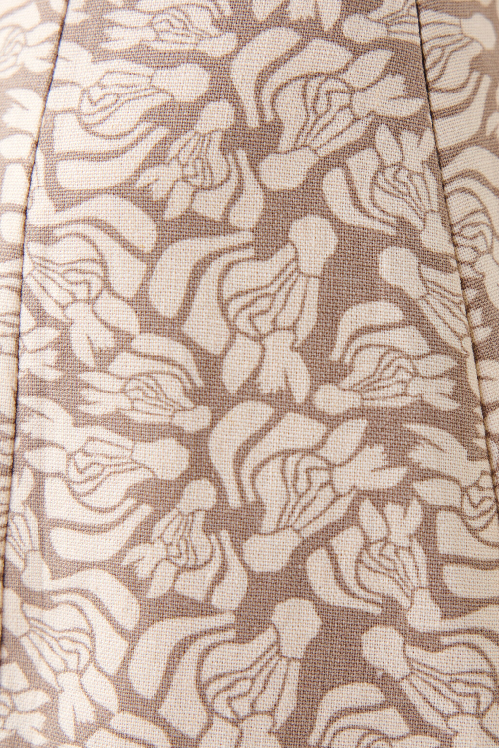 Юбка мини с разрезами снизу - цвет бежевый - 5