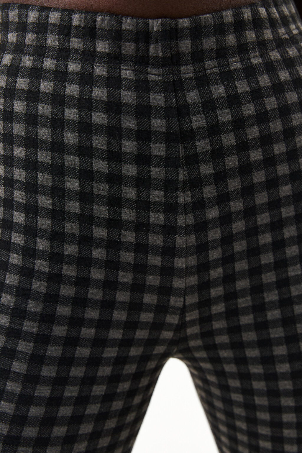 Брюки клеш облегающие - цвет черный - 5