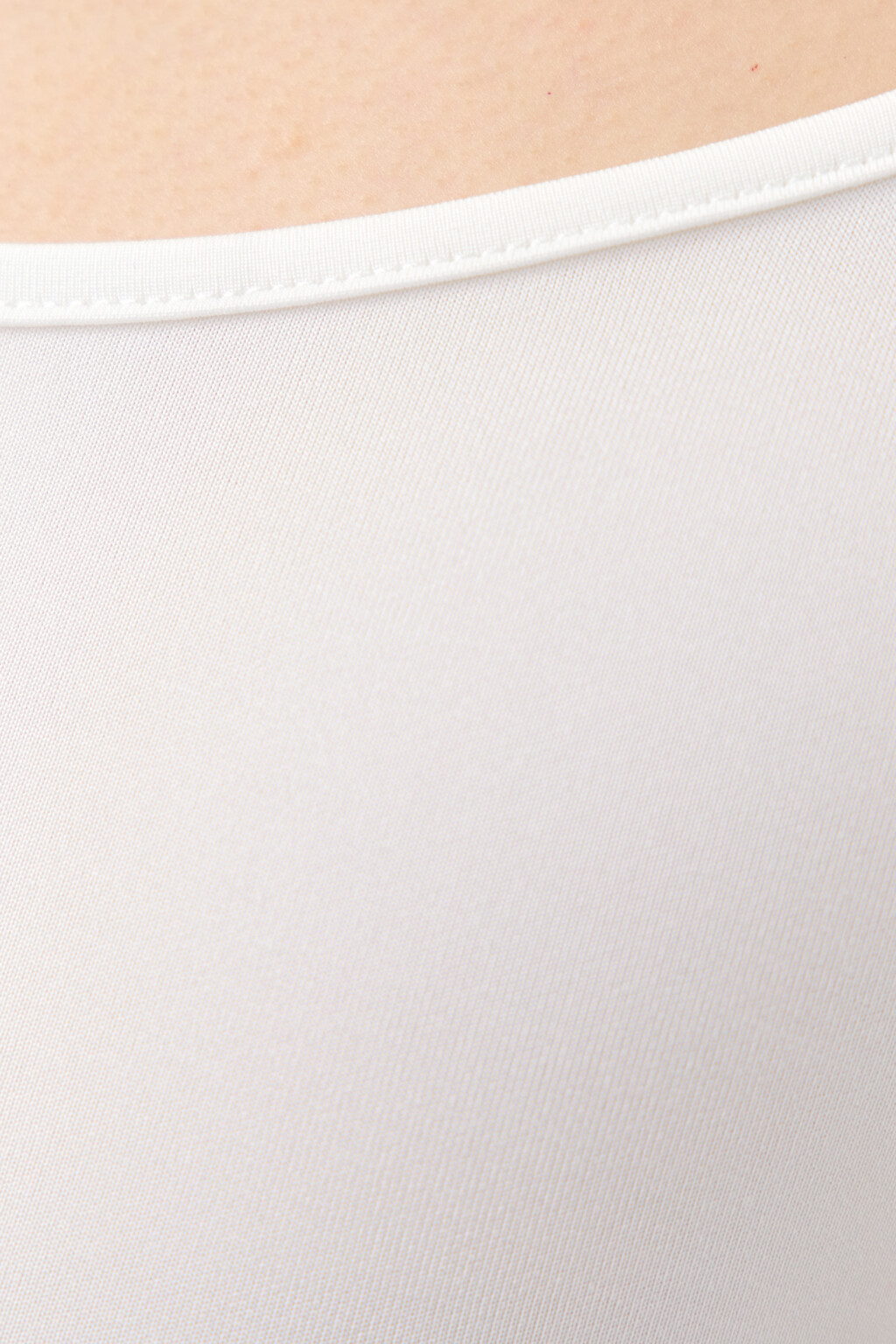 Топ-майка на тонких бретелях - цвет белый - 5
