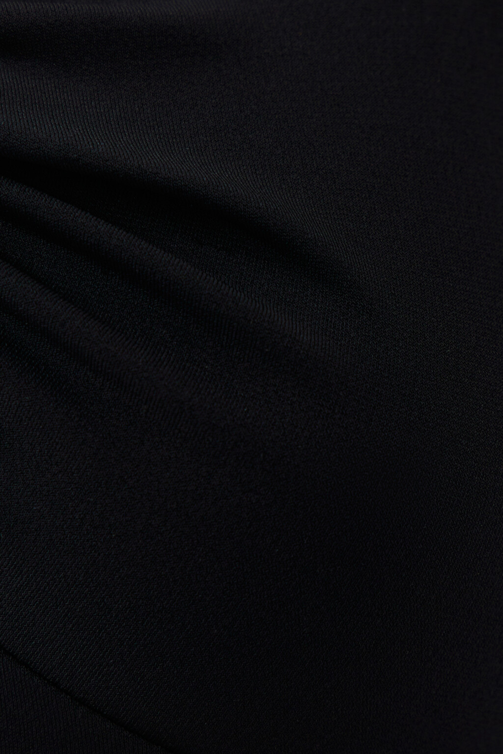 Лонгслив облегающий с завязками на шее - цвет черный - 6