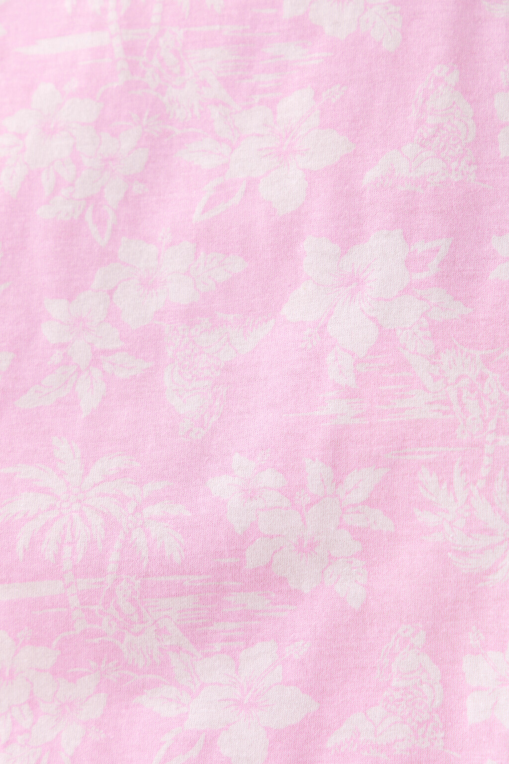 Футболка укороченная с цветочным принтом - цвет розовый - 5