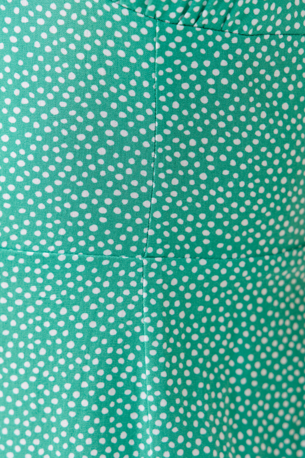 Платье-сарафан приталенное с разрезом - цвет зеленый - 5