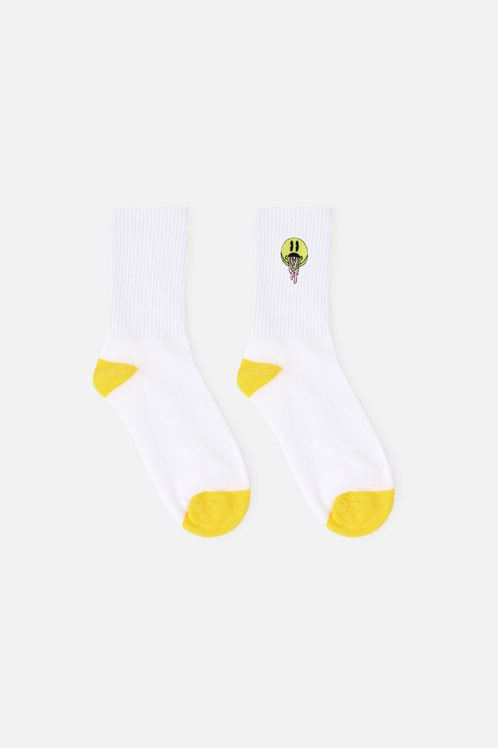 носки мужские - цвет белый - 2