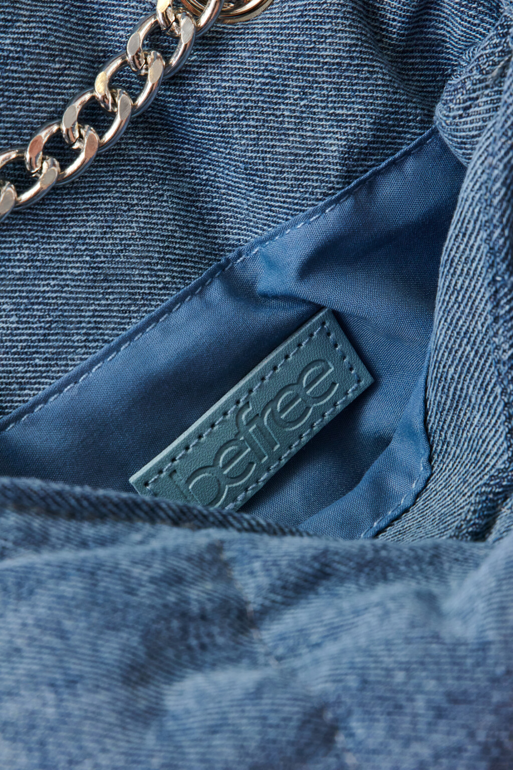 Сумка-кроссбоди из денима - цвет голубой - 3