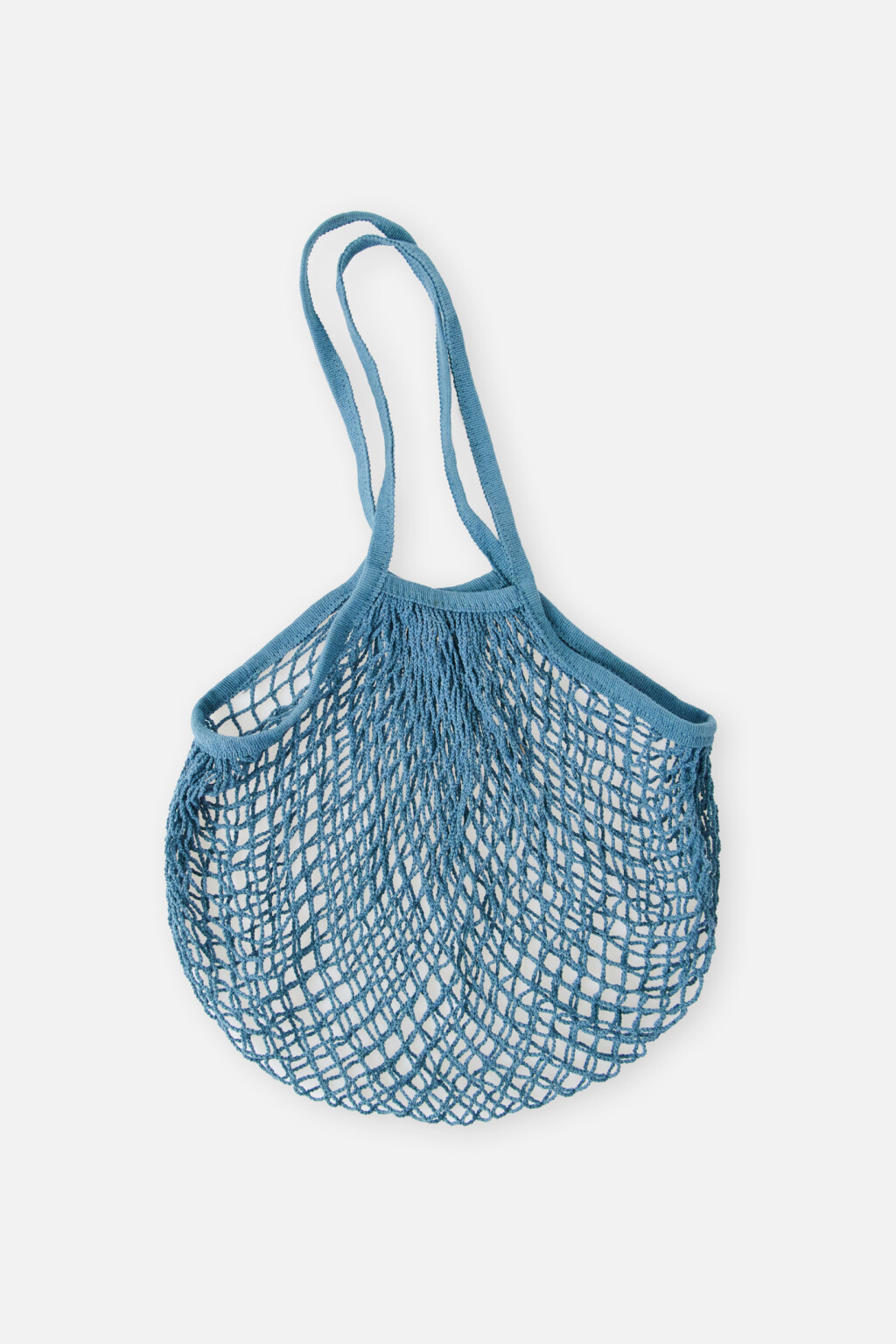 Сумка-авоська плетеная - цвет голубой - 1