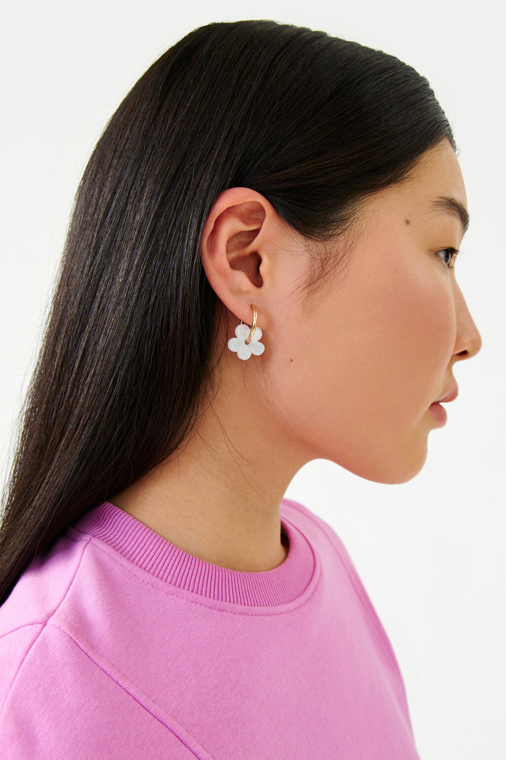 серьги женские в наборе - цвет желтый - 4