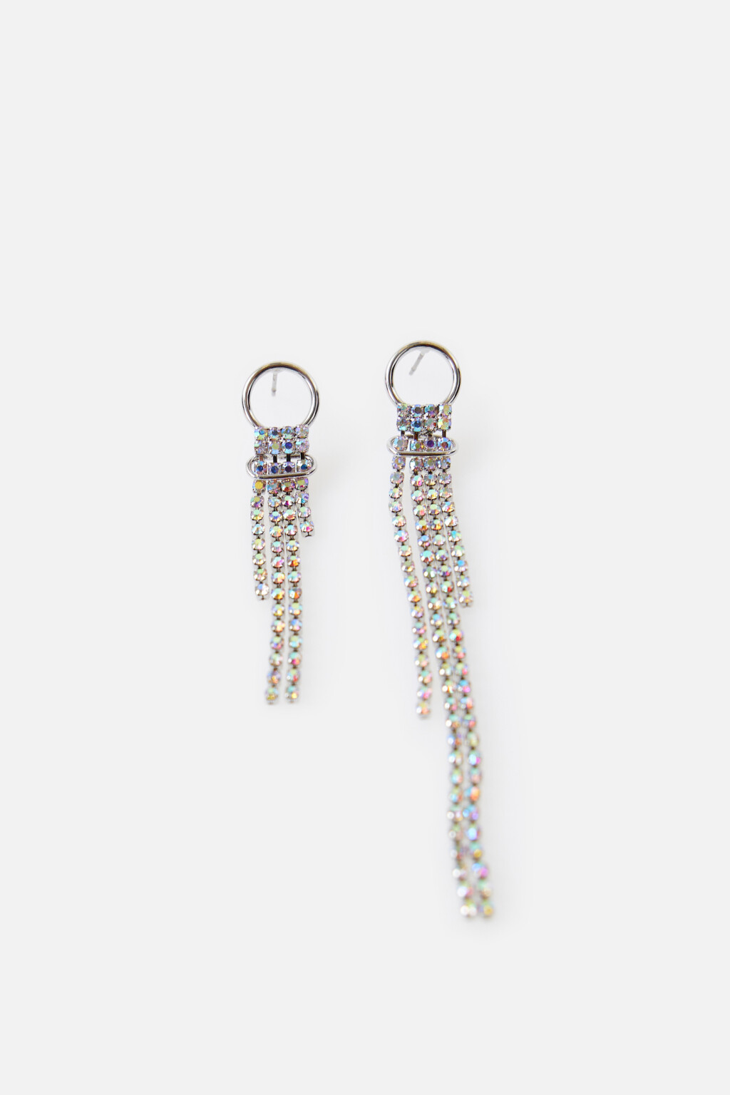 серьги женские - цвет серый - 1