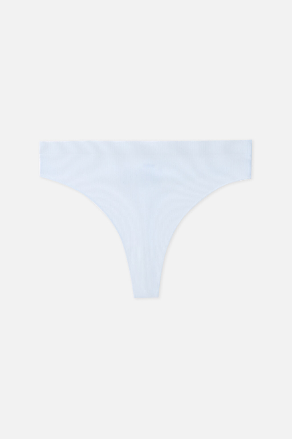 Трусики-стринги с высокой посадкой - цвет белый - 1