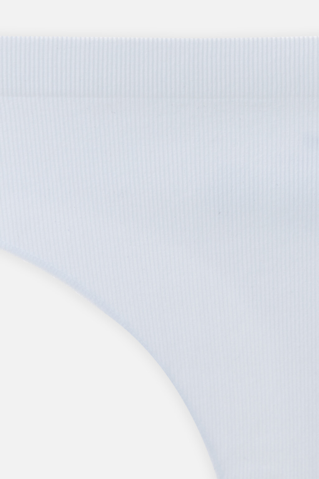 Трусики-стринги с высокой посадкой - цвет белый - 3