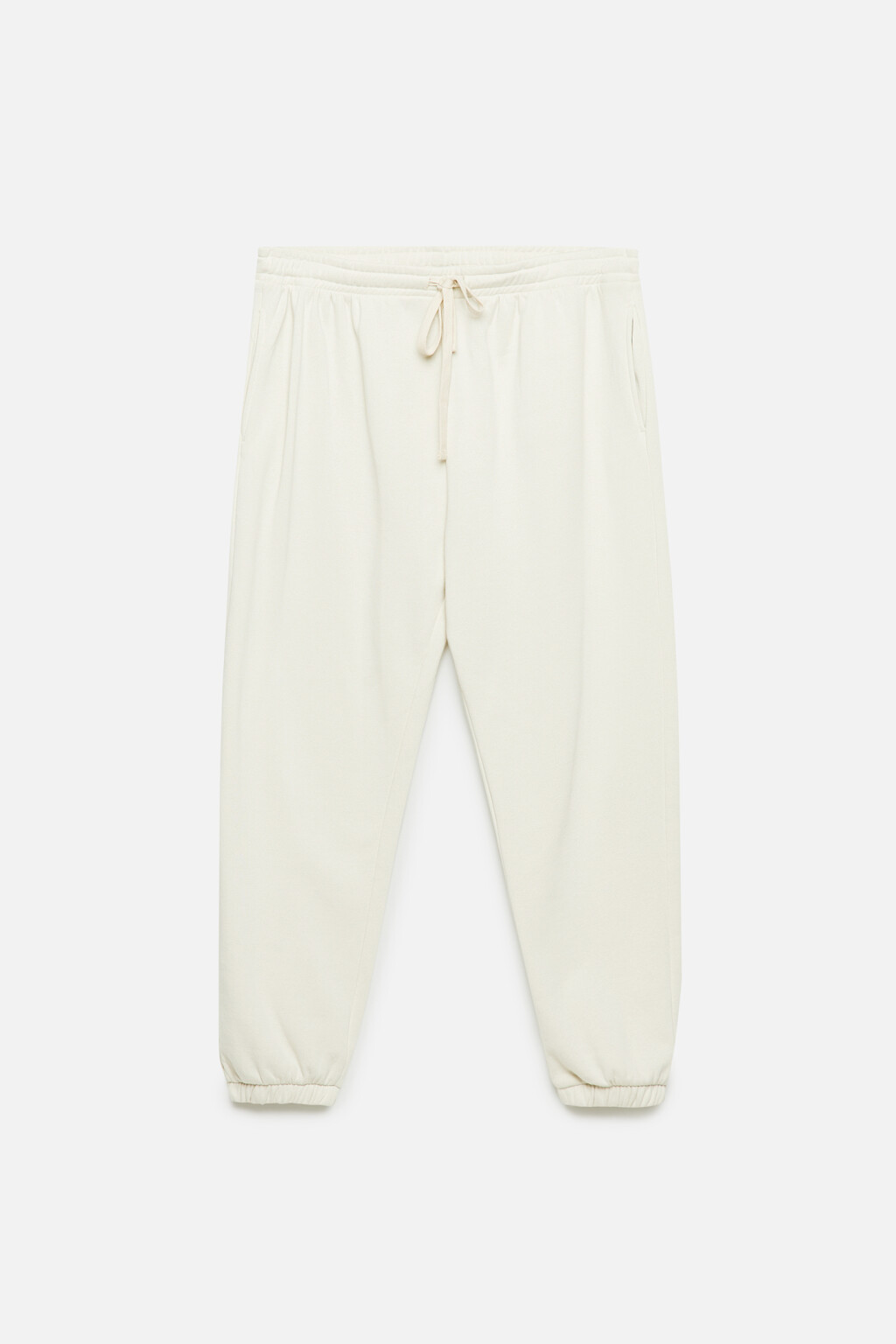 Брюки-джоггеры с поясом на завязках - цвет бежевый - 8