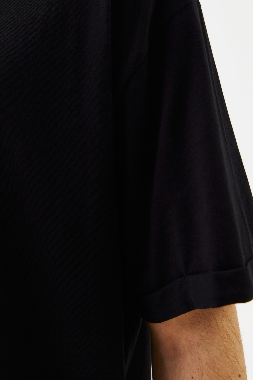 Футболка хлопковая с принтом - цвет черный - 6