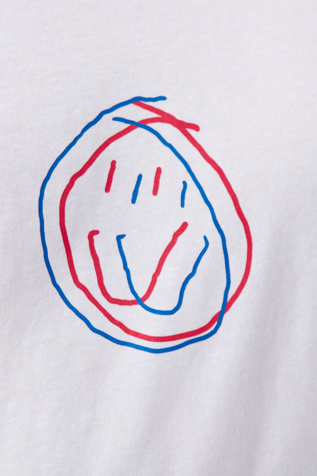 Футболка хлопковая с принтом - цвет белый - 5