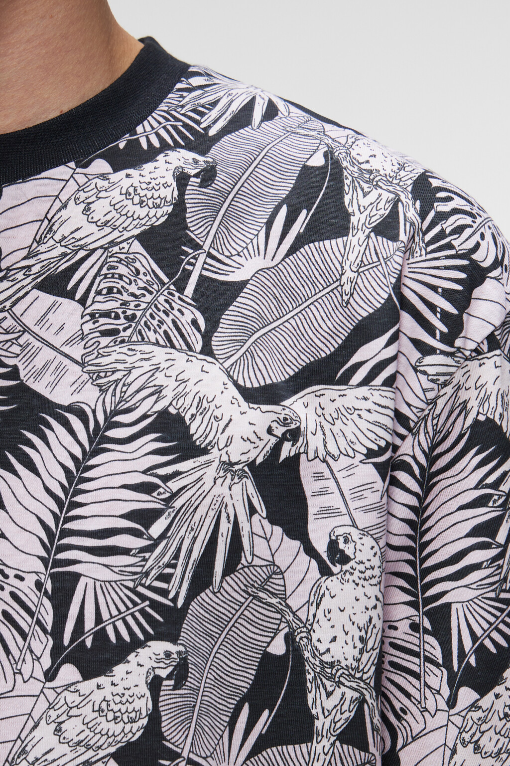 Футболка хлопковая с принтом - цвет мультиколор - 5