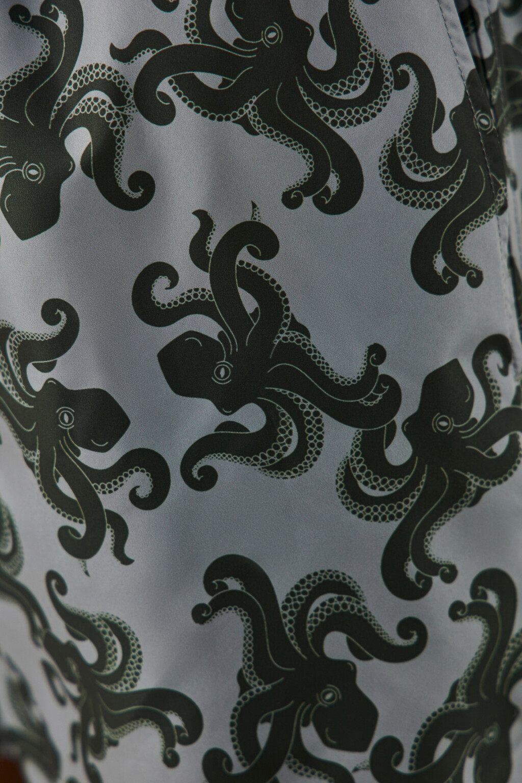 Шорты купальные с принтом - цвет зеленый - 5