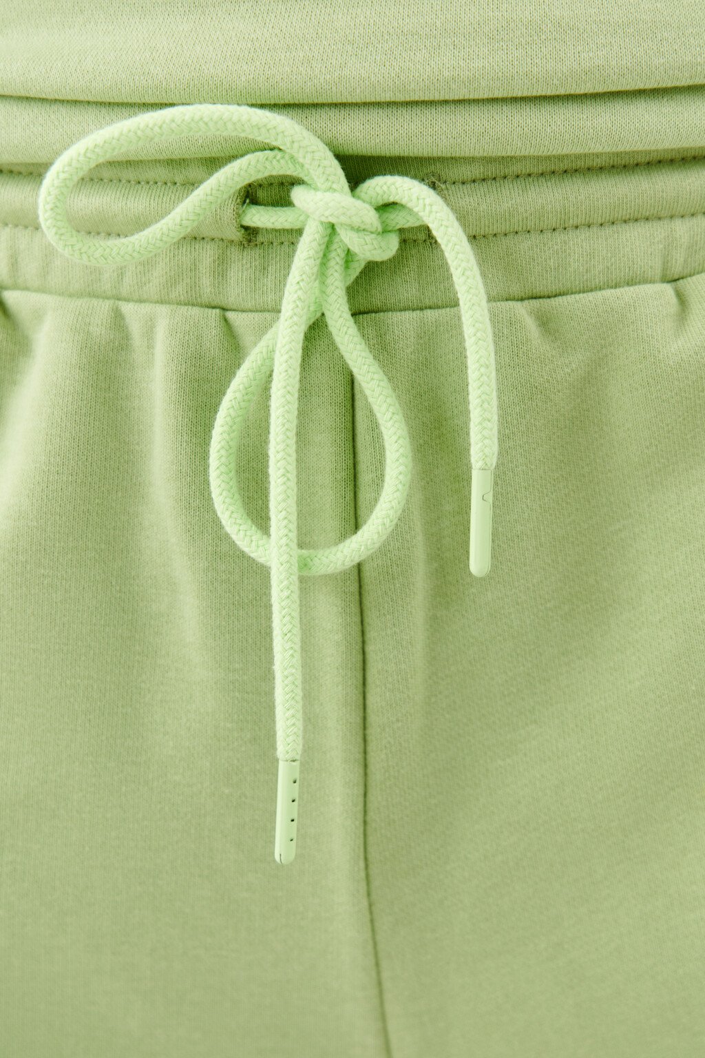 Шорты с поясом на завязках - цвет зеленый - 5