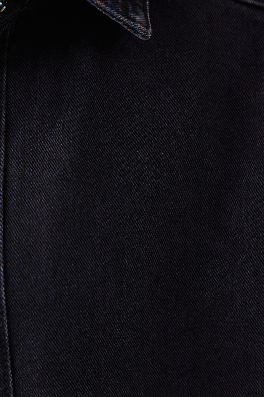 Рубашка джинсовая с рваными краями - цвет черный - 5
