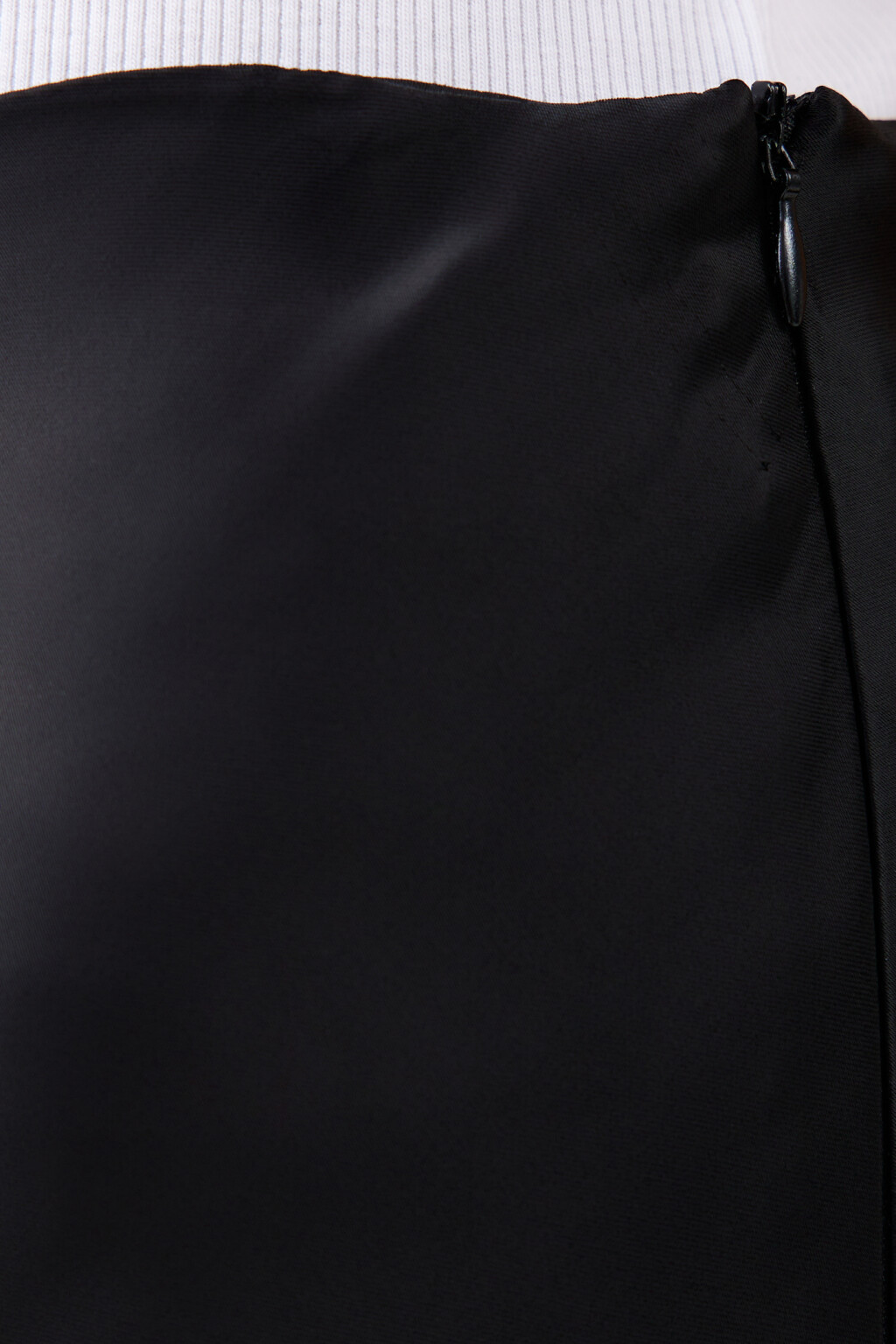 Юбка миди атласная - цвет черный - 5